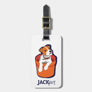 "Jackpot" Jack Russell Terrier Luggage Tag