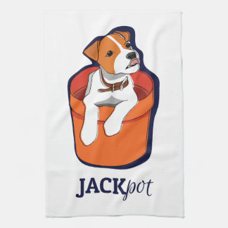 "Jackpot" Jack Russell Terrier Towel