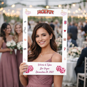 JACKPOT Las Vegas Wedding Images Selfie Frame