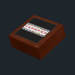 Jackpot Slot Machine Gift Box (dark)<br><div class="desc">A design that will always pay out! Original vector art slot machine dials – feel free to customize!</div>