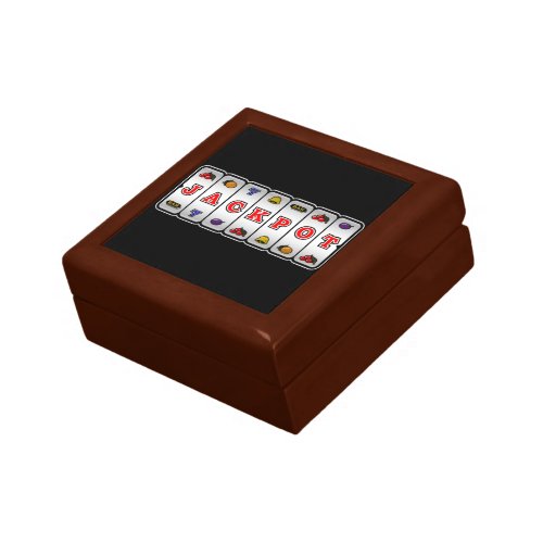 Jackpot Slot Machine Gift Box dark