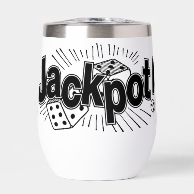 Jackpot Thermal Wine Tumbler (Front)