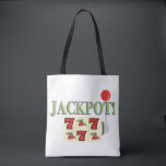 Jackpot Tote Bag<br><div class="desc">No need to roll the dice or place a bet,  this design is sure to bring the excitement of a great game directly on towels,  throw pillows and more!</div>