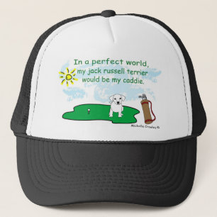 JackRussellWt Trucker Hat