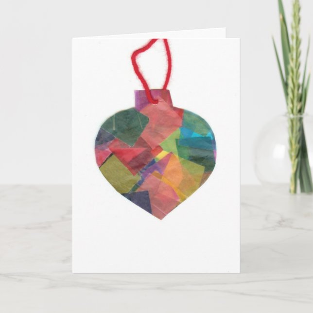 Jack's Colorful Ornament Greeting Card (Front)