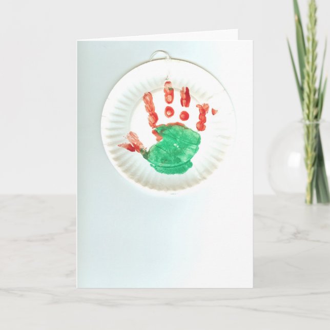Jack's Hand Ornament Card (Front)