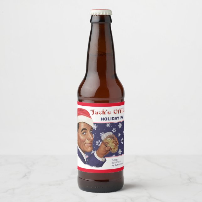 Jack's Holiday IPA Beer Label (Front)