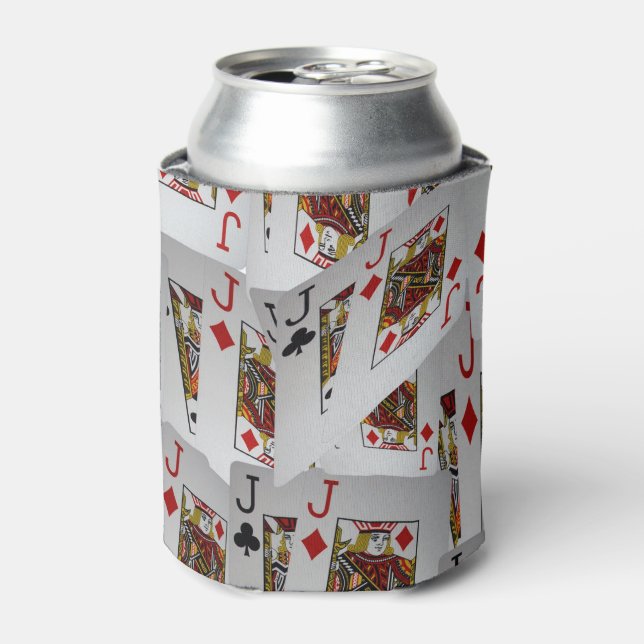 Jacks In A Layered Pattern, Stubby Holder Can Cooler (Can Front)