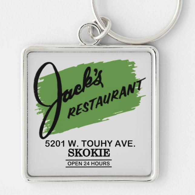 Jack's Restaurant, Skokie, Illinois Keychain (Front)