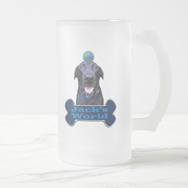Jack's World Frosted Mug (Right)
