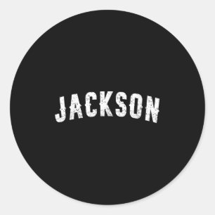 Jackson Clic  Classic Round Sticker