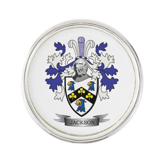 Jackson Coat of Arms Pin (Front)