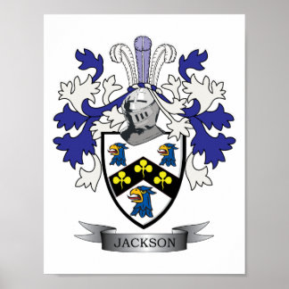 Jackson Coat of Arms Poster