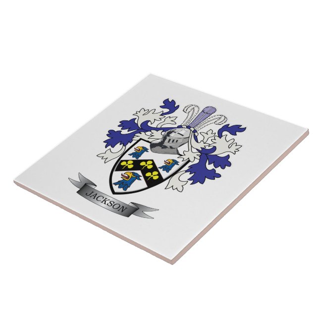 Jackson Coat of Arms Tile (Side)
