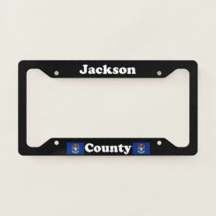 Jackson County Michigan LPF License Plate Frame