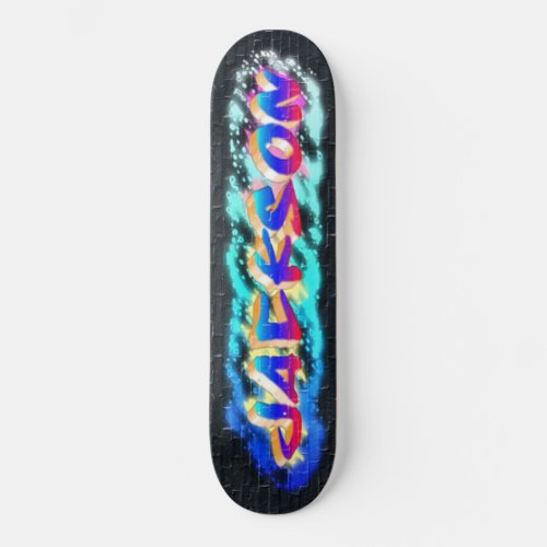 JACKSON Customized Graffiti Skateboard
