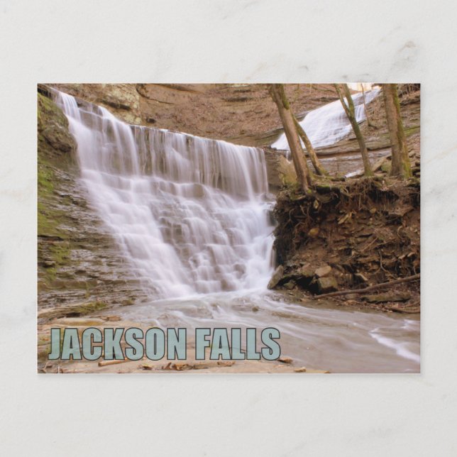 Jackson Falls, Natchez Trace Parkway, Postcard (Front)