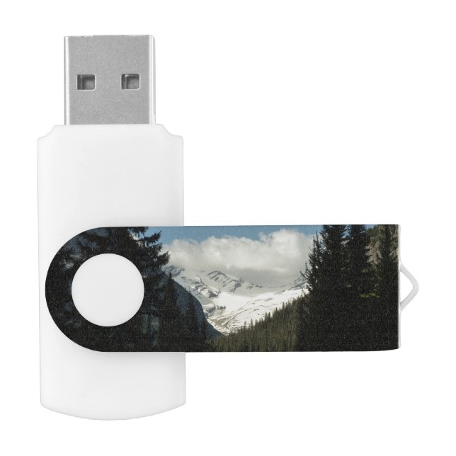 Jackson Glacier Overlook at Glacier National Park Flash Drive (Opened)