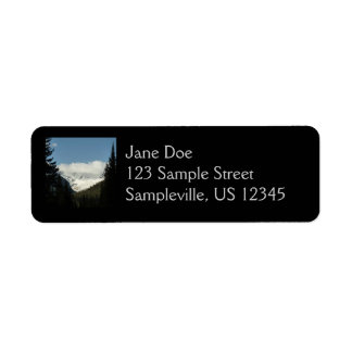 Jackson Glacier Overlook at Glacier National Park Label
