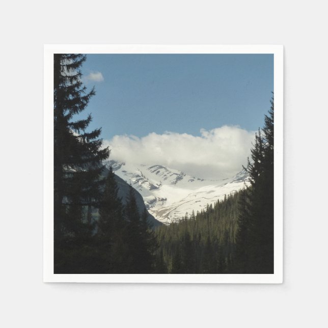 Jackson Glacier Overlook at Glacier National Park Napkins (Front)