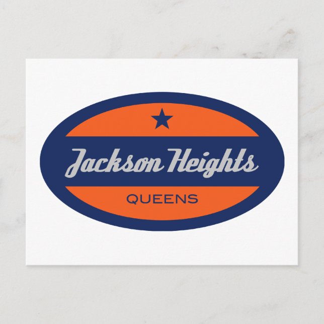 Jackson Heights Postcard (Front)