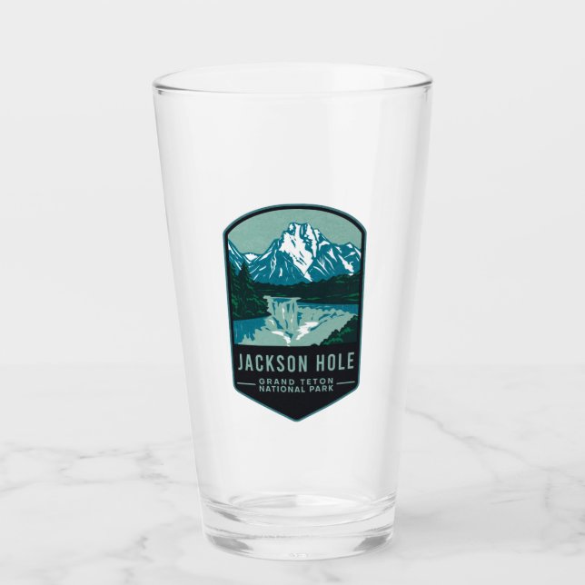 Jackson Hole Grand Teton National Park Glass (Front)