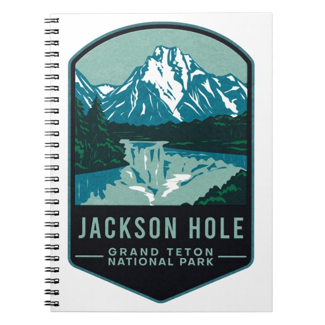 Jackson Hole Grand Teton National Park Notebook (Front)