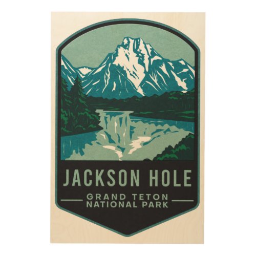 Jackson Hole Grand Teton National Park Wood Wall Art
