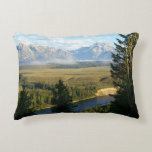 Jackson Hole Mountains and River Accent Pillow