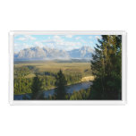 Jackson Hole Mountains and River Acrylic Tray