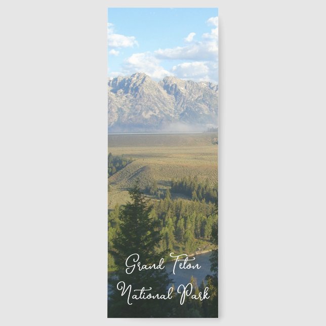 Jackson Hole Mountains and River Bookmarks (Front)