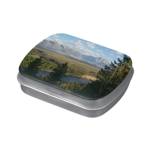 Jackson Hole Mountains and River Candy Tin (Side)
