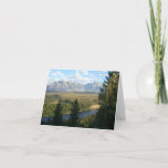 Jackson Hole Mountains and River Card