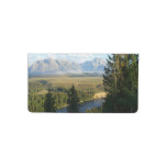 Jackson Hole Mountains and River Checkbook Cover