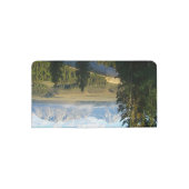 Jackson Hole Mountains and River Checkbook Cover (Back)