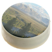 Jackson Hole Mountains and River Chocolate Covered Oreo (Angled)