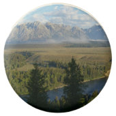 Jackson Hole Mountains and River Chocolate Covered Oreo (Front)
