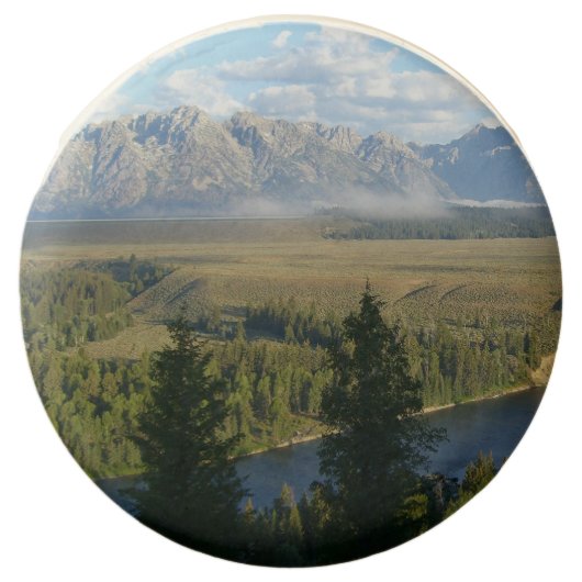 Jackson Hole Mountains and River Chocolate Covered Oreo (Front)