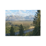 Jackson Hole Mountains and River Fleece Blanket