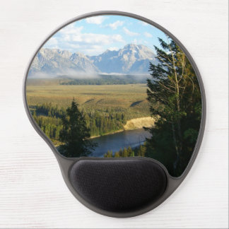 Jackson Hole Mountains and River Gel Mouse Pad