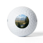 Jackson Hole Mountains and River Golf Balls