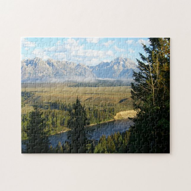 Jackson Hole Mountains and River Jigsaw Puzzle (Horizontal)