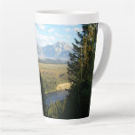 Jackson Hole Mountains and River Latte Mug