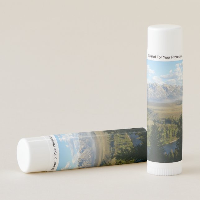 Jackson Hole Mountains and River Lip Balm (Front)