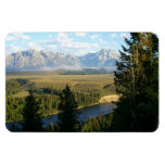 Jackson Hole Mountains and River Magnet