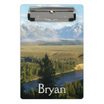 Jackson Hole Mountains and River Mini Clipboard