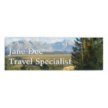 Jackson Hole Mountains and River Name Tag