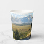 Jackson Hole Mountains and River Paper Cups