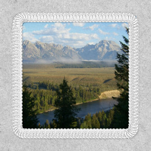 Jackson Hole Mountains and River Patch