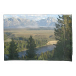 Jackson Hole Mountains and River Pillow Case